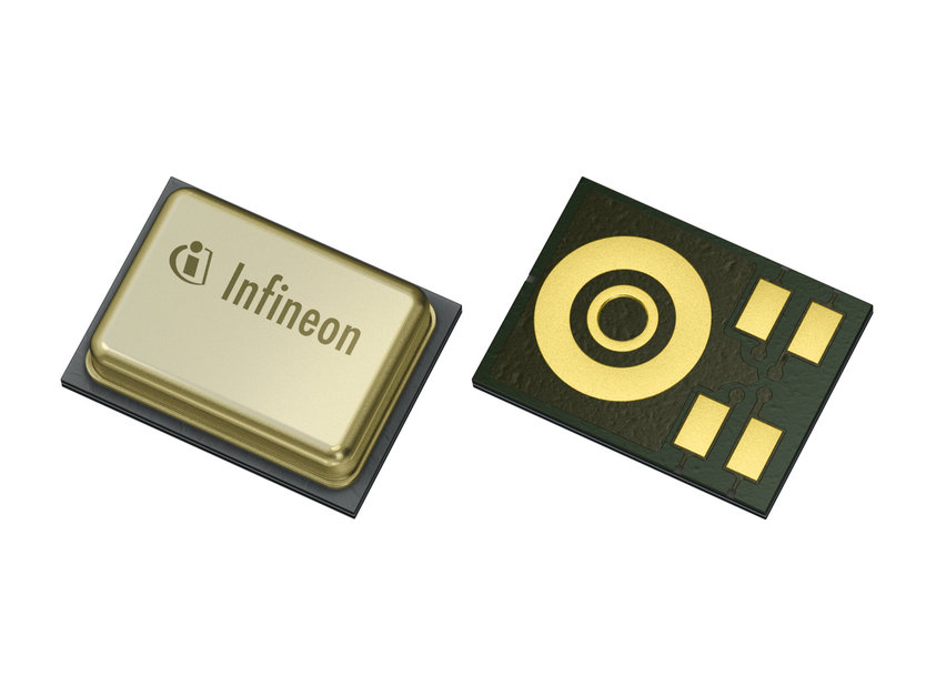 Infineon übernimmt Marktführung bei MEMS-Mikrofonen, neue Technologien für verbesserte akustische Signalqualität und Stromverbrauch